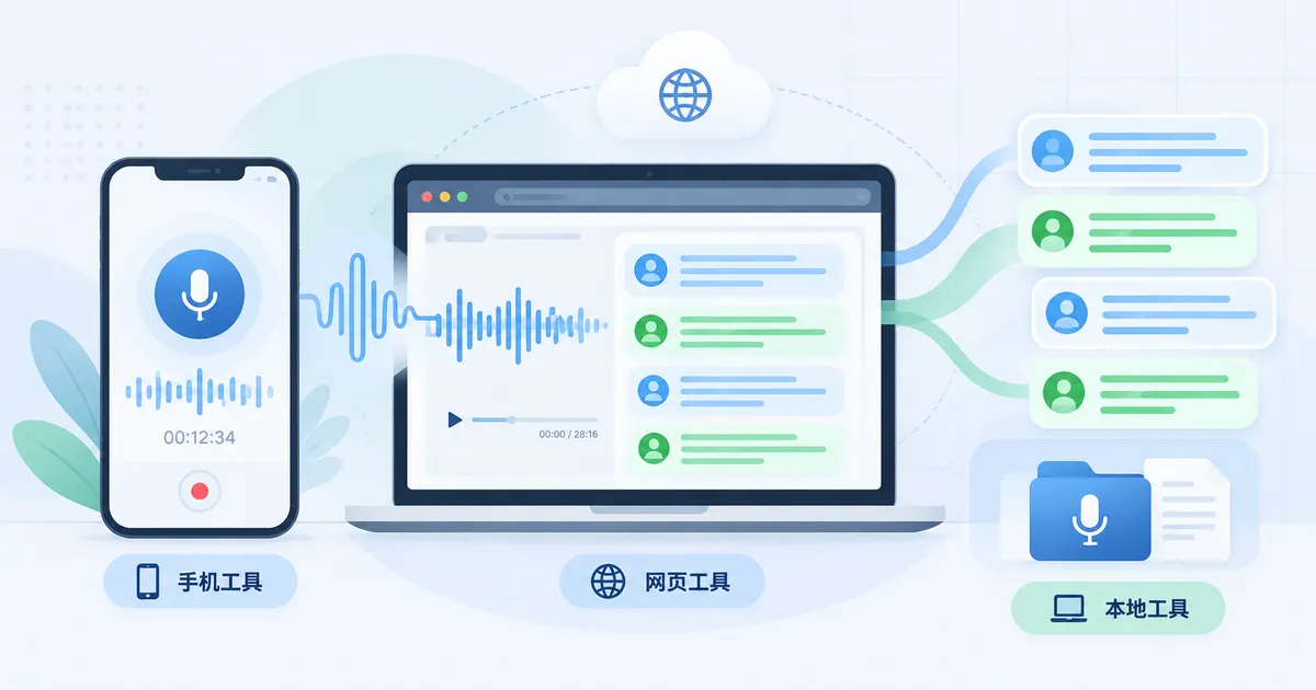 录音转文字工具使用记录：OPPO、TurboScribe 与 noScribe